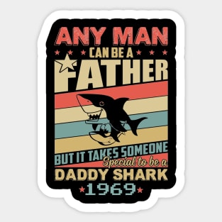 Any man can be a daddy shark 1969 Sticker